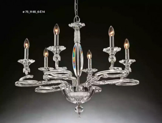 Křišťálový lustr Lampa Lustr Tradiční lustr