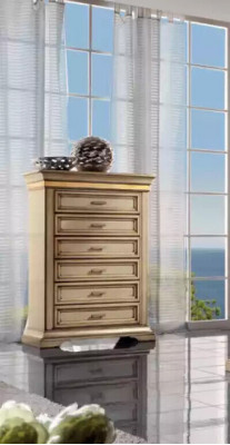 Kompletní ložnice design Moderní Luxusní postel 2x noční stolky Komoda