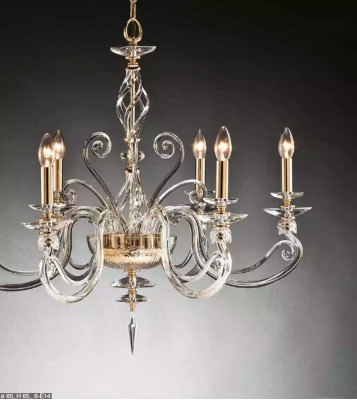 Nástropní lampa Luxus Lustr Kristalová Lampa Věšáková Lampa