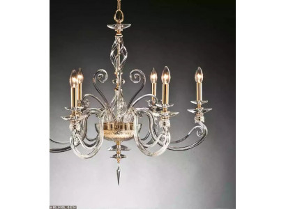 Nástropní lampa Luxus Lustr Kristalová Lampa Věšáková Lampa