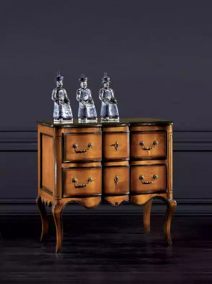 Komoda se dvěma zásuvkami Sideboard Dřevěná skříň Komody Hnědé Nové