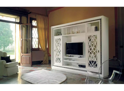 Wohnwand Luxus Schrankwand Schrank Modern Möbel Wohnzimmer rtv Holz -> Stěna Luxus Skříň stěna Skříň Moderní Nábytek Obývací Pokoj rtv Dřevo