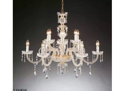 Luxus lustr Kristal Křišťál Výška stropní lampa Moderní