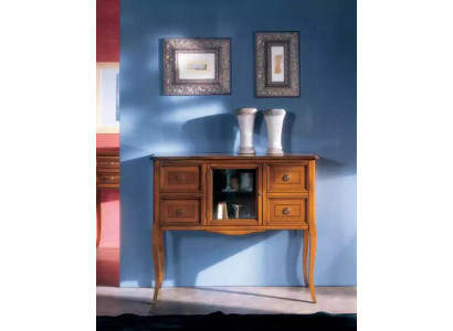 Klasický styl komoda sideboard obývací pokoj dřevo credenza hnědý nový