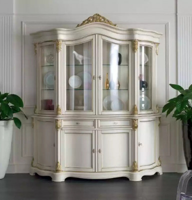 Vitrína Italský luxusní nábytek Vitríny Skříň Skleněný design