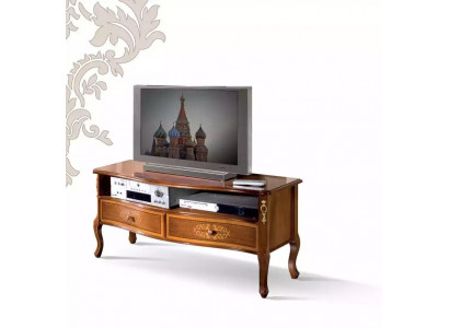 Klasická televizní skříň Obývací pokoj Nábytek TV Stojan Dřevo Design Nový