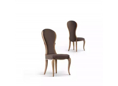 Jídelní židle Luxus Design Dřevěná židle Hnědá Italský styl Nábytek Nový