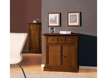 Sideboard Kommode Skříň Hnědý Návrh Skříňky Dřevo Nové