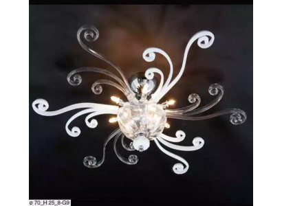 Luxus nástropní lustr bílý lustr stropní lampa křišťálová lampa