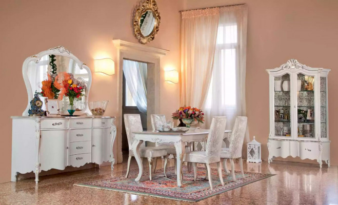 Komoda Zrcadlo Šuplíky Luxus Regály Nábytek Skupina Nový Set 2 položky