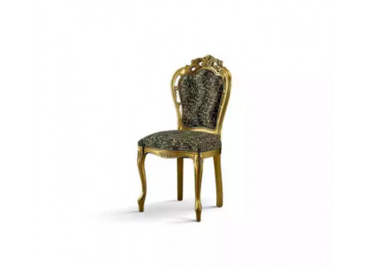 Jídelní židle Luxus Art déco židle Design dřevěná židle Italský nábytek