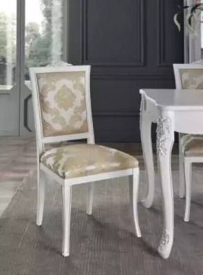 Luxus design čalouněný židle židle sedadlo jídelna masivní dřevo design nový.