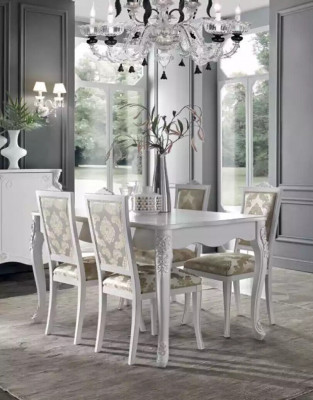 Luxus design čalouněný židle židle sedadlo jídelna masivní dřevo design nový.