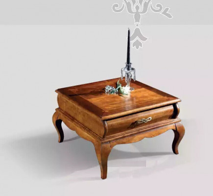 Klasický obývací pokoj stůl s šuplíkem Dřevěný nábytek Styl Design Nový