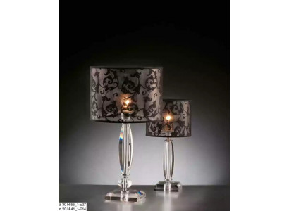 Stolní lampa v antickém stylu, lustr, stolní lampa, křišťálové lampy, lampa