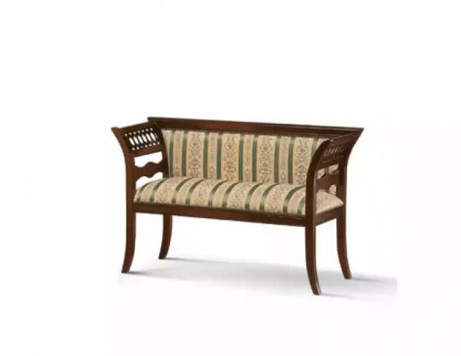 Polstrová lavice Designer obývacího pokoje Beige Klasický nábytek Nový Luxus