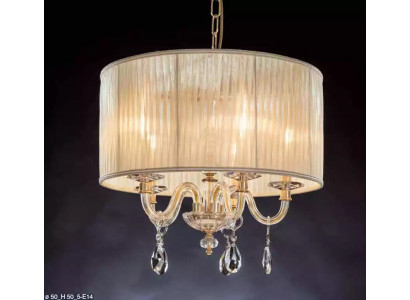 Královský luxusní lustr Lustr stropní lampa Zlatá lampa.