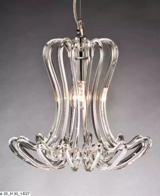 Křišťálová lampa Luxus stropní lustr Stylový lustr Stropní lampa Lustr lampa