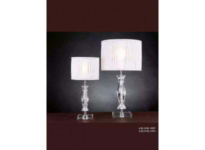 Křišťálová lampa žárovka stolní lampa bílá stojící noční stolek nová psací stůl.