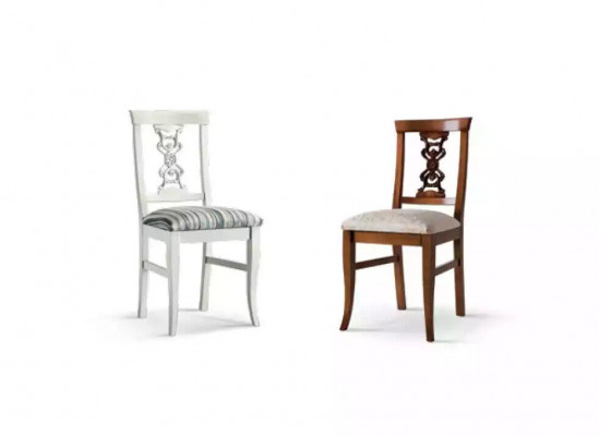 Klasická židle designer Dřevěná židle Jídelní židle Luxusní dřevo Nový nábytek