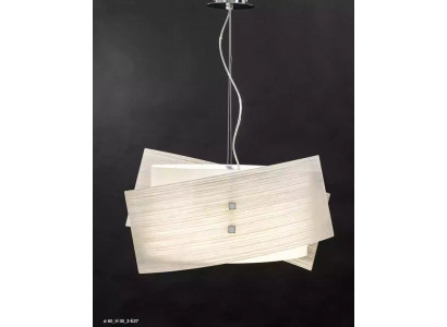 Elegantní stropní lampa, klasický bílý lustr se dvěma lampami, nový