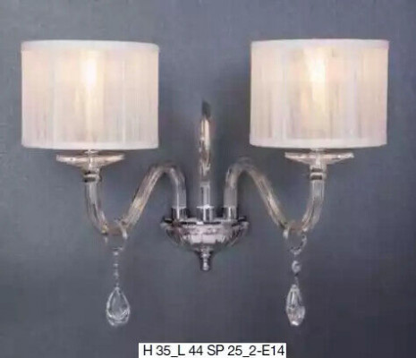 Elegantní stěnová lampa Klasická stěnová lampa Nástěnná lampa Bílá Nová