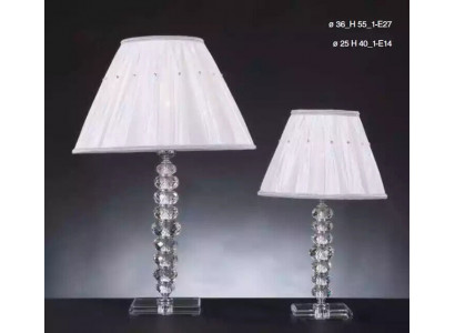 Stolní lampa Bílá stolní lampa Křišťálový lustr Moderní lampy nové