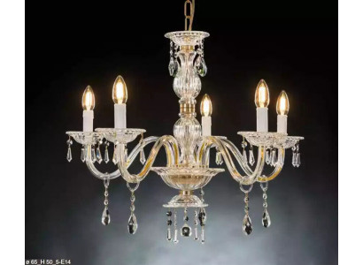 Kristalový lustr Miki závěsný lustr Lampa Lustr s křišťálovými skleněnými krystaly