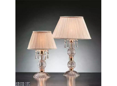 Starověký styl Beige lampa Stolní lampa Lustr Křišťálové stolní lampy