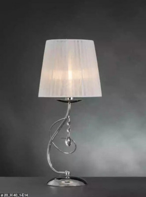 Klasické stolní osvětlení stojací lampa světla designérského krystalu