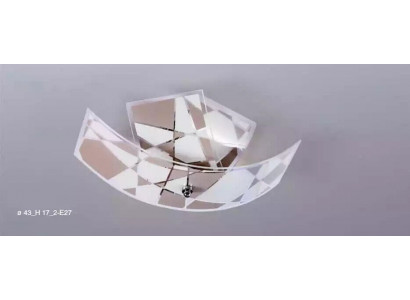 Luxus Lustr Křišťálový Lustr 2x Lampa Moderní Bílá Lampa Nová