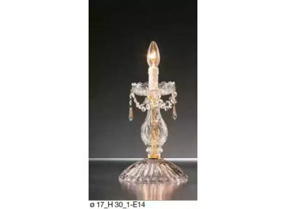 Klasická stojací lampa, stolní lampa, svícen, lustr v antickém stylu.