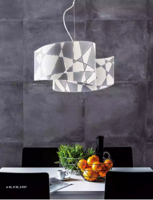 Elegantní stropní lustr Moderní kuchyňský lustr 2x lampy design