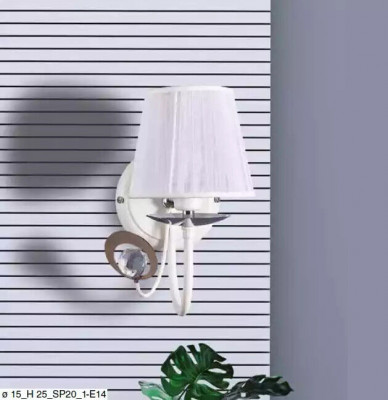 Bílá stěnní lampa designér luxus lampa lustr klasický styl