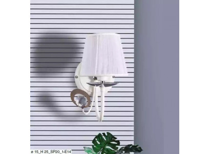 Bílá stěnní lampa designér luxus lampa lustr klasický styl