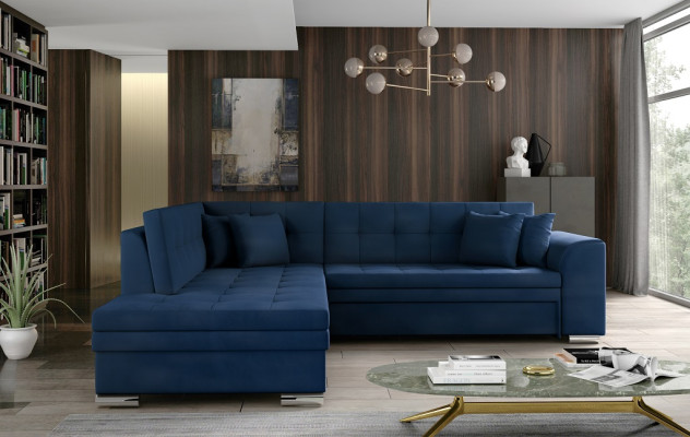 Ecksofa L-Form Designer Wohnlandschaft Sofa Couch Polster Sitz Garnitur Textil