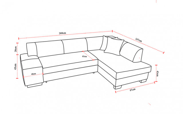 Sofa obývací stěna obývací pokoj rohová sedací souprava kůže gauč polstrovaný set