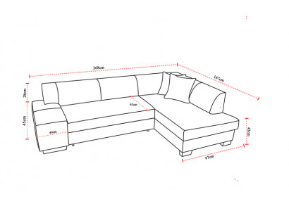 Sofa obývací stěna obývací pokoj rohová sedací souprava kůže gauč polstrovaný set
