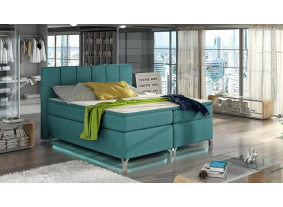 Luxusní designová postel s polstrováním Polštář postel Postele Designová postel Boxspring Textil 180x200 Nový