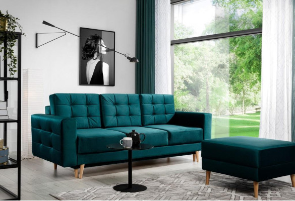 Sofa třímístná klasická pohovka 3místná 100 % textilie potah Nový