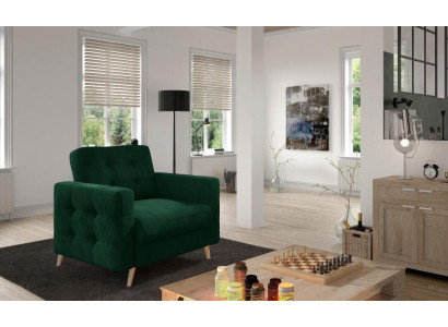 Křeslo židle Jídelna Televizní pokoj Relaxační křeslo Sedadlo Zelený Moderní Design Polstrovaná židle Nový