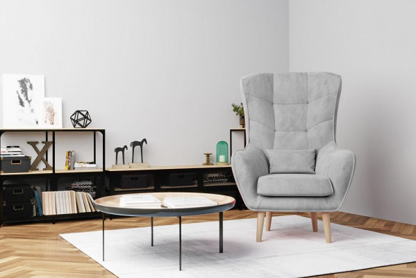 Křeslo Klub Lounge Designér Nábytek Čalouněná židle Pohovka 1 Místný Televizní Nový Textil