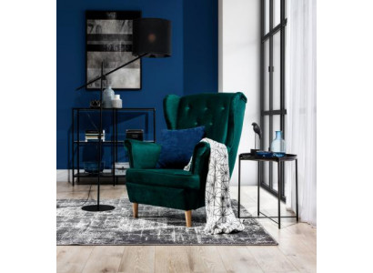 Pohovka Sofa Křeslo Design Sedadlo Kožený Lounge Klub Čalounění Luxus Uši