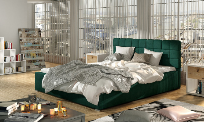 Návrhářská postel Ložnice Lůžka Textilie Hotel Luxusní Polštář 200x200cm