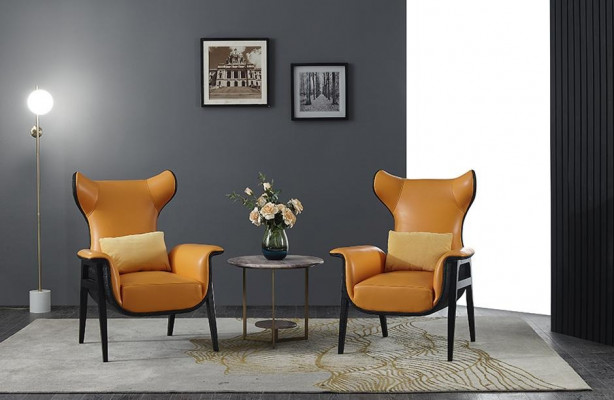 Návrh křesla 1 osoby 70 x 90 cm obývací pokoj Pohovka jednosed Lounge Club