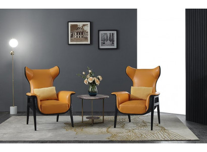 Moderní křeslo, polstrované křeslo, relaxační křeslo, křeslo s ušáky, sedací souprava, designérský klub