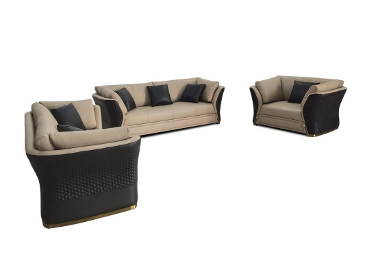 Křeslo Design Pohovka Sofa Relaxační Nábytek Kožený Televizní Luxusní Klubové Polštáře