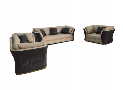 Křeslo Design Pohovka Sofa Relaxační Nábytek Kožený Televizní Luxusní Klubové Polštáře