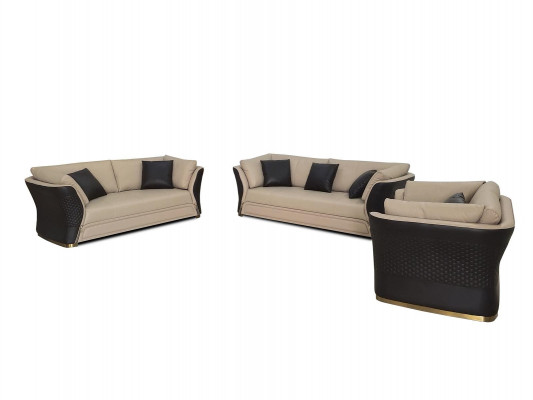 Křeslo Design Pohovka Sofa Relaxační Nábytek Kožený Televizní Luxusní Klubové Polštáře