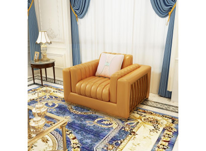Křeslo Design Pohovka Sofa Relax Kožená Relaxační Luxusní Televizní Klubový Sedák Polštář